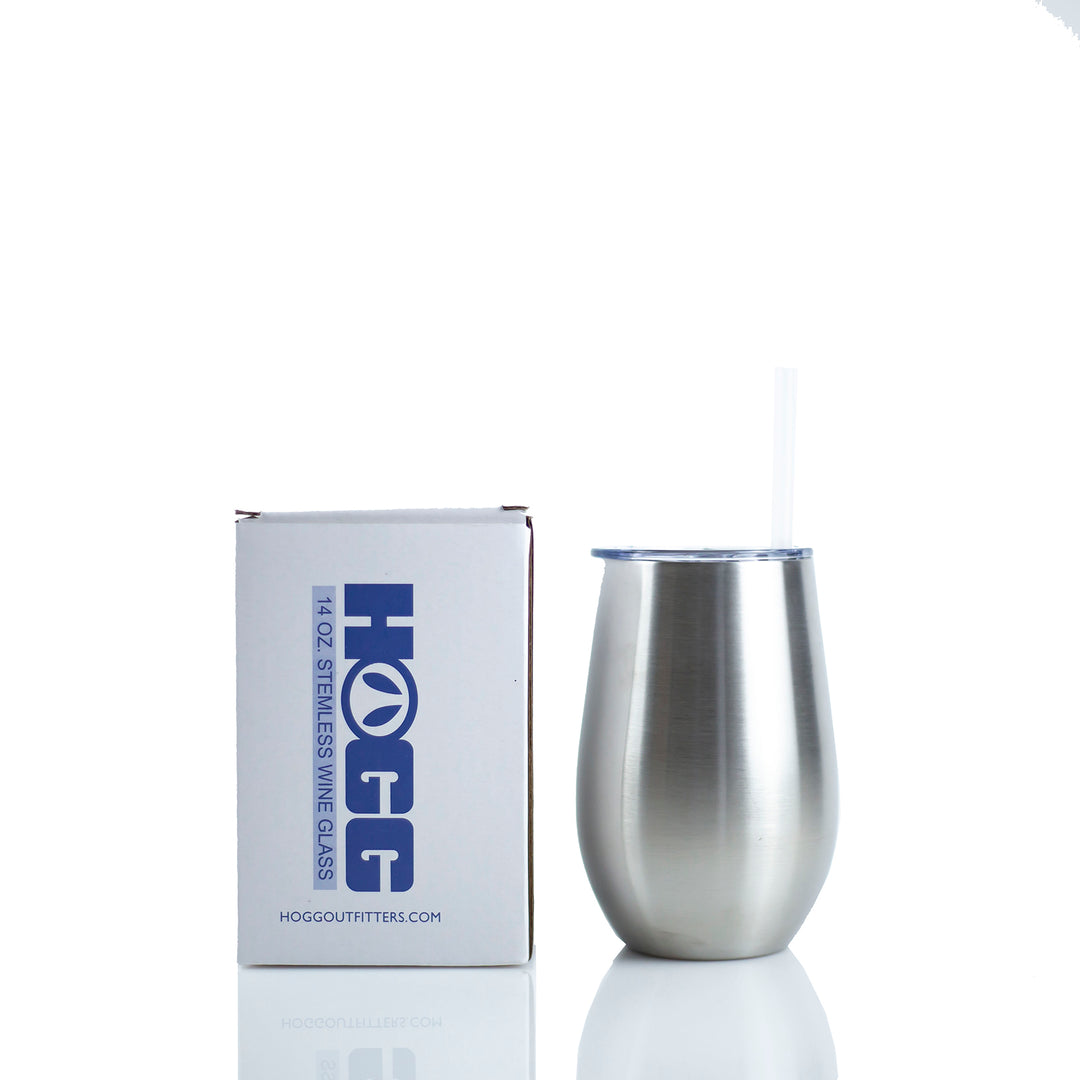 14oz Custom Stemless Wine Glass