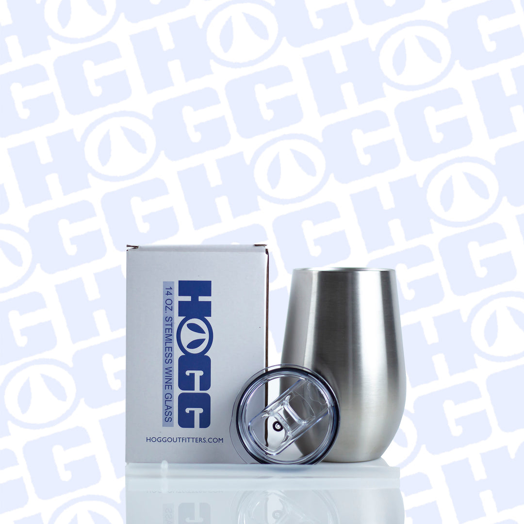 14oz Custom Stemless Wine Glass